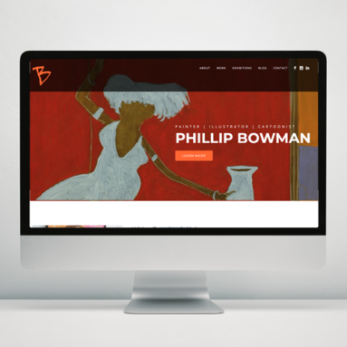 Website for Phillip Bowman